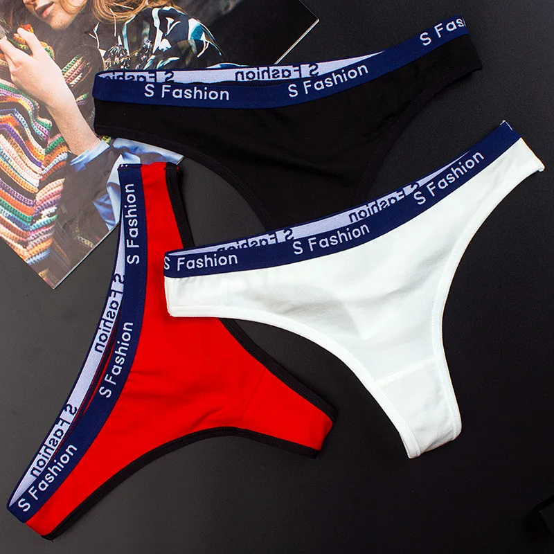 

5Colors Sexy Ladies Cotton Panties Thongs String lingerie Fashion Low-Rise Women Sexy Underwear Seamless Briefs