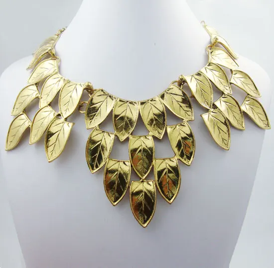 TTjewelry красивая модная Роскошная подвеска в виде кленового листа золотистого
