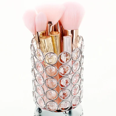 

Deco Craft Organizer Pen Holder Desktop Decoration Storage Box Multifunction Table Stainless Steel Simple Storage Tool LY518