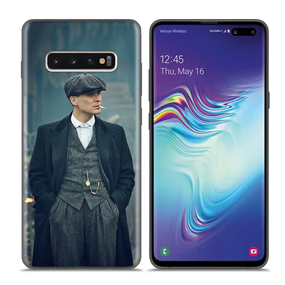 Чехол Capas Coque для samsung Galaxy S10 S9 S8 Plus 5G A30 A50 A70 A40 A20 Note 8 9 10 крышка туши Peaky bliners Man - Цвет: AS-004