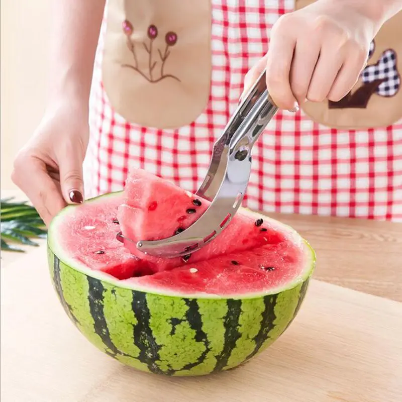 Stainless Steel Watermelon Slicer Fruit Knife Cutter Home Kitchen Accessories Slicer Cutter Vegetable Tools Slicer