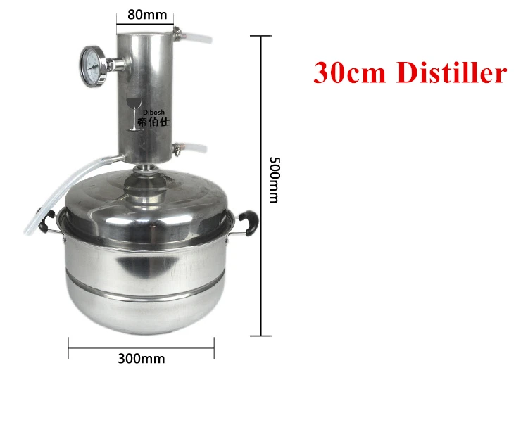 Новое поступление 30 см домашняя дистилляционная Колонка пищевая нержавеющая сталь Самогонный аппарат водка виски бренди дистиллятор вода сок и т. Д