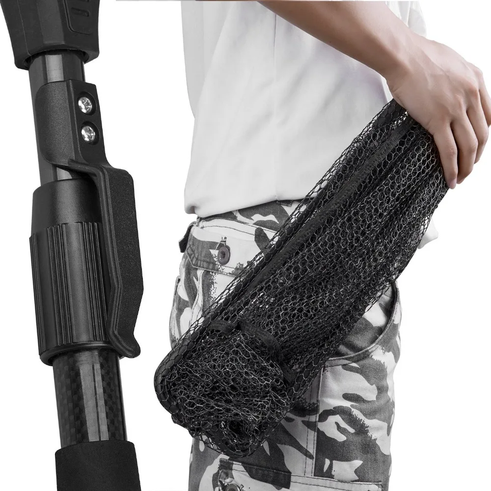 PLUSINNO Fishing Net Fish Landing Net Foldable Collapsible Telescopic Pole H...