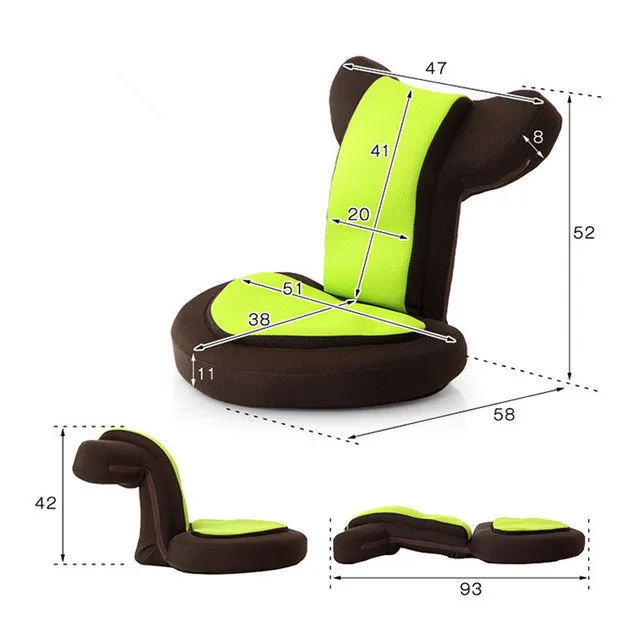 Video Games Sofa Mesh Gaming Chairs for Adults Kids - Padded Memory Foam Back Lumbar Support - 14 A