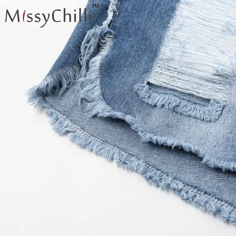 MissyChilli джинсовые шорты на шнуровке с дырками, женские сексуальные весенние джинсовые шорты с высокой талией и карманами, женские летние уличные вечерние шорты на каждый день