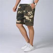 Летние Брендовые мужские шорты-карго в стиле милитари новые армейские камуфляжные шорты мужские хлопковые свободные рабочие повседневные шорты плюс размер 4XL