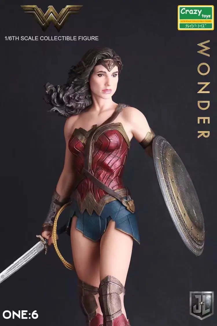 

Crazy Toys 1:6 DC Justice League Super Hero Wonder Woman PVC Action Figure Collectible Model Toy 12inch 30cm