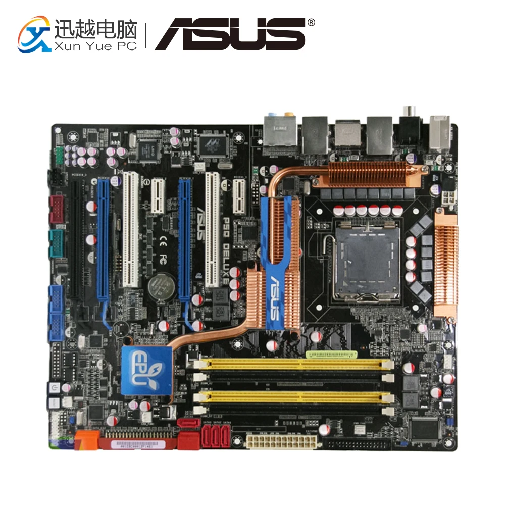

Asus P5Q Deluxe Desktop Motherboard P45 Socket LGA 775 DDR2 16G SATA2 USB2.0 ATX