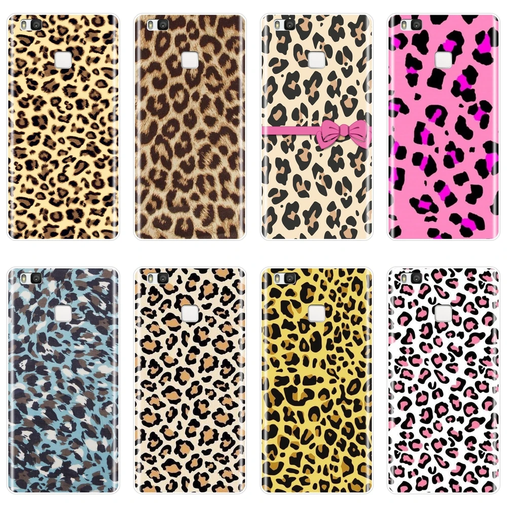 

Phone Case For Huawei P20 Lite Pro P9 P10 Plus P Smart Luxury Leopard Silicone Back Cover For Huawei P8 P9 Lite Mini 2017 Case
