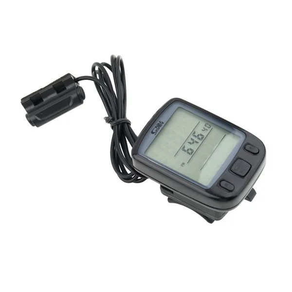 Nieuwe Stijl Sunding SD 563B Waterdichte LCD Display Cycling Bike Fiets Computer Kilometerstand Snelheidsmeter met Groene A