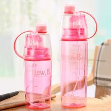 400/600 мл спрей бутылка для воды портативный герметичный термостойкий пластик Спорт на открытом воздухе путешествия Лето воды охлаждения чайник подарок