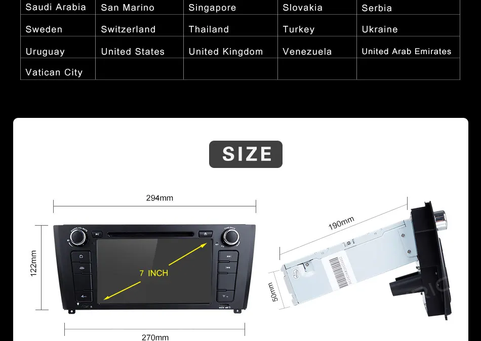 Best Xonrich AutoRadio 1 Din Car DVD Player For BMW E87 BMW 1 Series E88 E82 E81 I20 GPS Navigation Multimedia Head Unit Stereo Audio 18