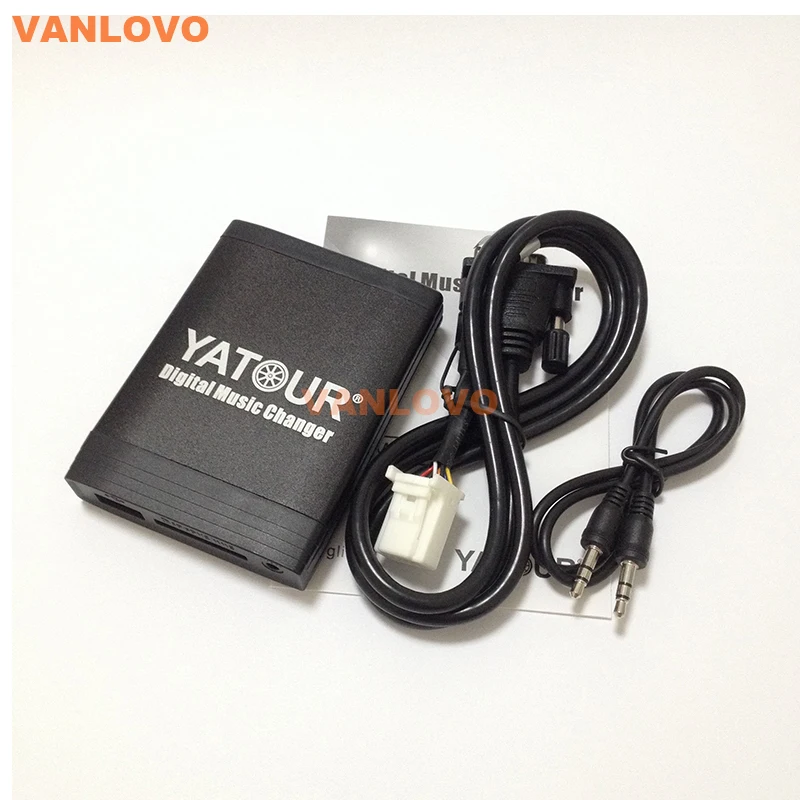 Цифровой музыкальный преобразователь YATOUR USB SD Aux-in MP3 интерфейс для TOYOTA Corolla Verso AR10/Verso R20