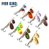FISH KING 1 PC 10 Colors Long Cast Fishing Lure Spinner Bait Hard Fake Fish Metal Lures With Hook Fishing Lure ► Photo 2/6