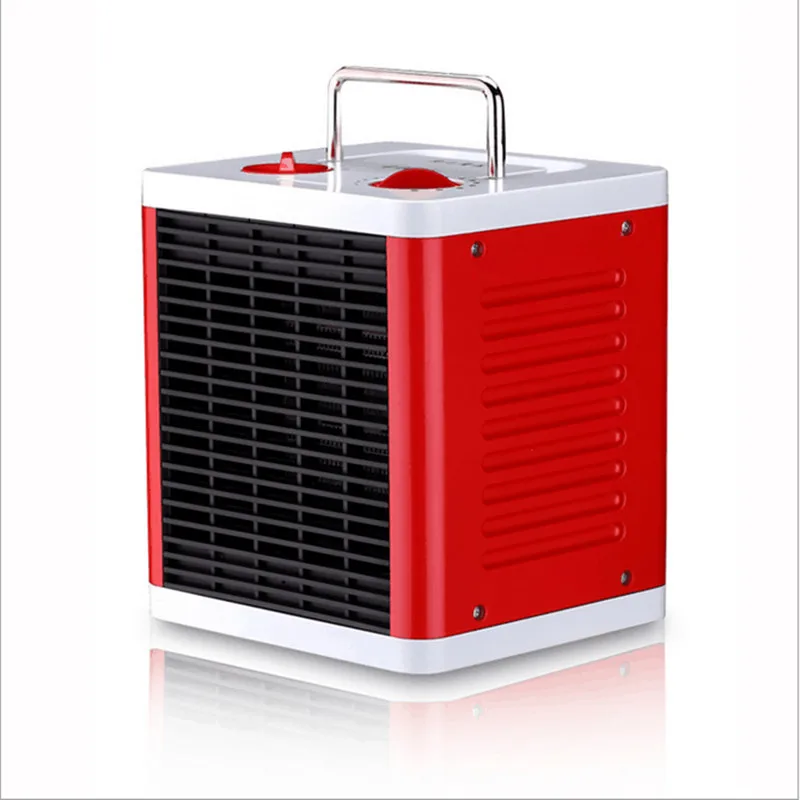 

220V Mini Portable Mute 3 Gear Electric Fan Heater Electric Air Blower 3S Fast Heating PTC Cube Shape Electric Warmer