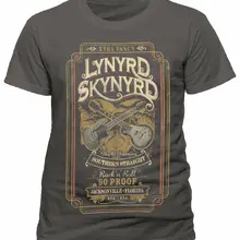 Lynyrd футболка для мужчин Skynyrd Южная прямая Футболка Официальный s m l xl XXL