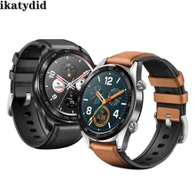 Ремешок 22 мм для samsung gear S3 Frontier galaxy watch 46 мм SM-R800 часы huawei gt huami amazfit ремешок из натуральной кожи