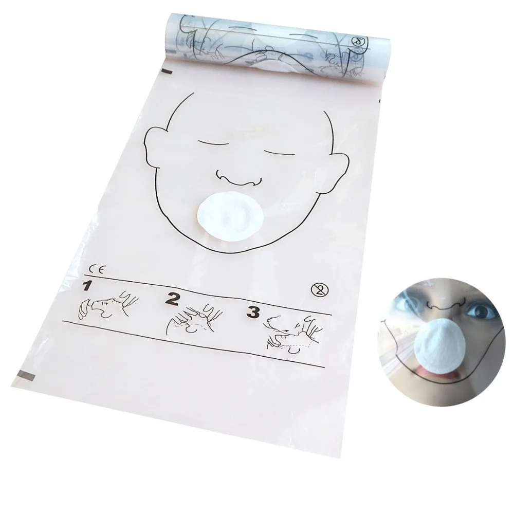 “ Escudo para o Treinamento do Cpr Livre 5 10rolls/pack 36 Pcs/rolo