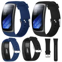 Спортивные силиконовые часы сменный ремешок для samsung gear Fit2 Pro фитнес красочные мягкие силиконовые Z1102 Прямая поставка