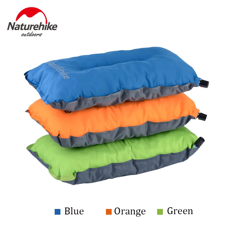 Naturehike губка для кемпинга Сверхлегкая Автоматическая надувная подушка для шеи на открытом воздухе туристическая портативная Подушка Tpu эластичная