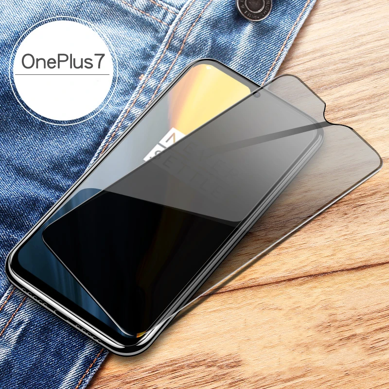 

EXUNTON Full Coverage Anti-spy Anti Glare Privacy Tempered Glass For Oneplus 7 7Pro Anti-spy Screen Protector Protective Film