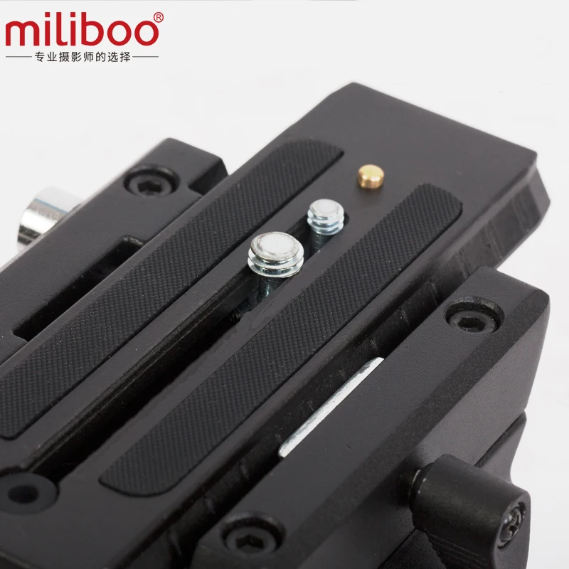 Miliboo MTT602A Профессиональный портативный алюминиевый штатив для камеры с жидкой головкой для видеокамеры/DSLR штатив для видеокамеры 7" Максимальная высота