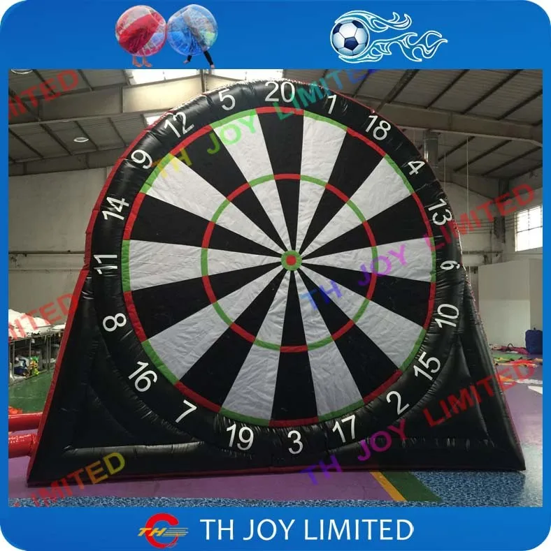 Double sides 0.45mm pvc tarpaulin4m/13ft inflatable soccer darts board
