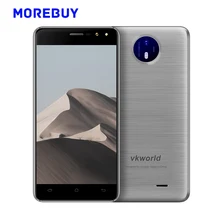 Vkworld F2 Смартфон MT6580A Quad Core 1.3 ГГц 16 Г ROM 2 Г RAM Android 6.0 Мобильный Телефон 5.0 “HD 1280*720 IPS 3 Г Мобильные Телефоны 8.0MP