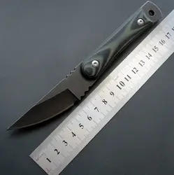 Новый C1390 прямой нож D2 сталь + камень мыть лезвие инструмент охотничий нож для использования на открытом воздухе кемпинг EDC нож к оболочка