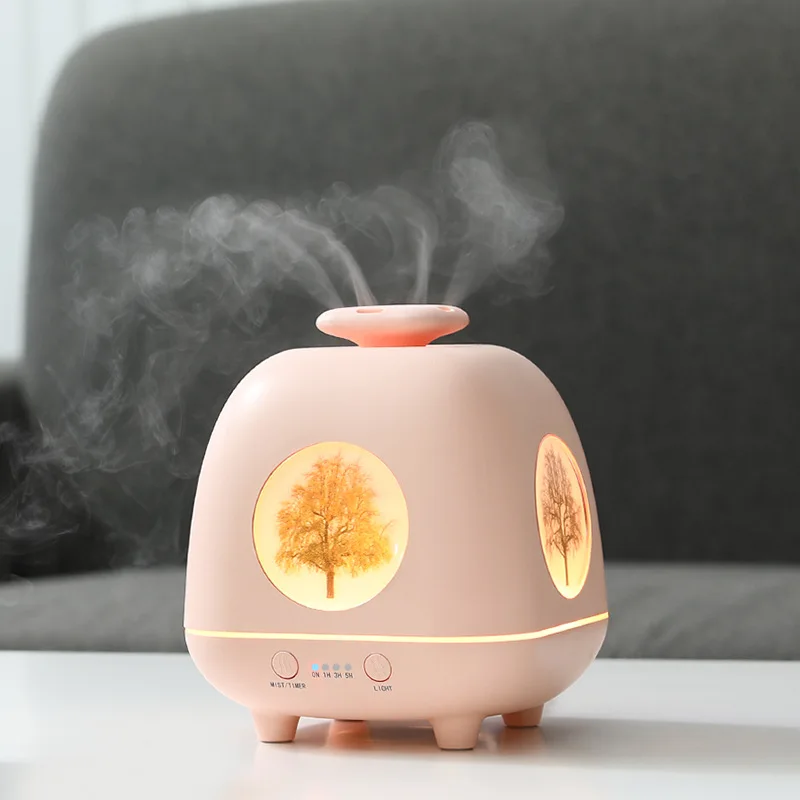

230ML Air Humidifier Lamp Light Aroma Diffuser Ultrasonic Essential Oil Diffuser Electric Humidificador Cool Mist Maker Purifier