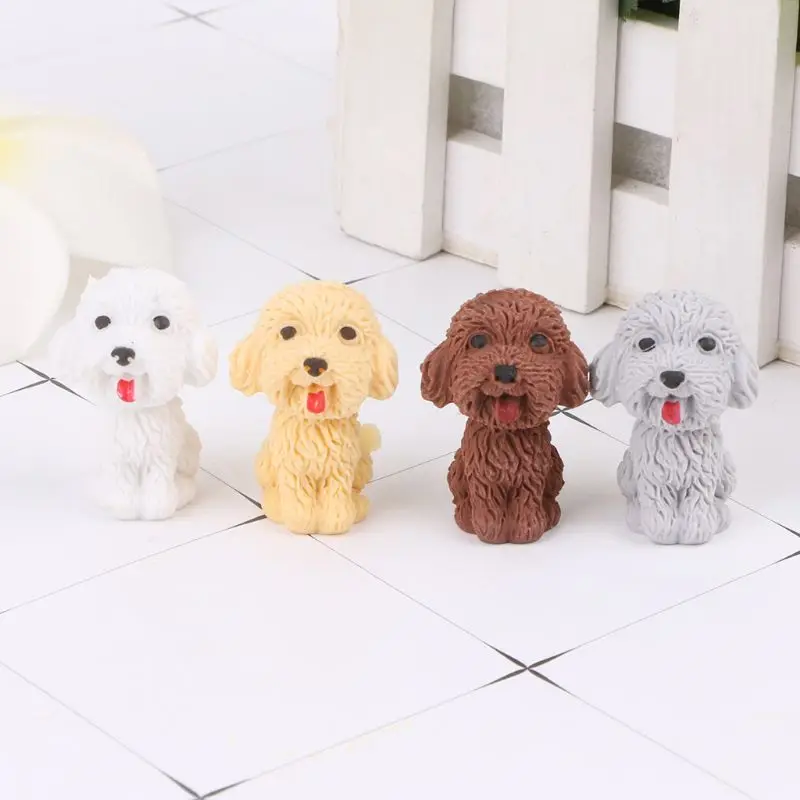 Мини 3D милый мультфильм собака резиновый карандаш ластик для школы студентов корейский канцелярский корректор поставки для детей Подарки