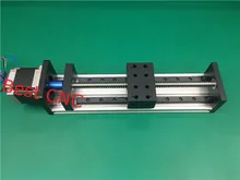 Высокая Точность GX 1610 Ballscrew Подвижный Стол полезный ход 600 мм + 1 шт. nema 23 шаговый двигатель 1.5NM XYZ оси Линейного движения