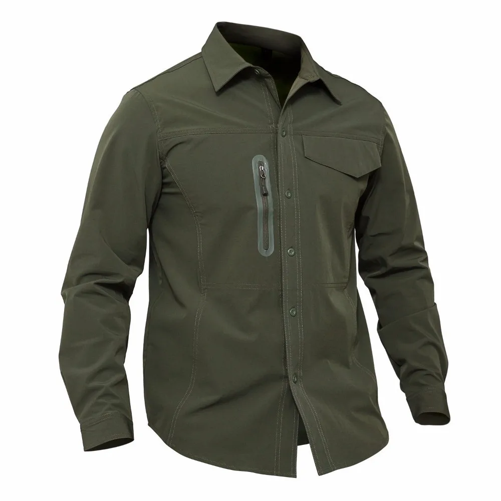 

Men Tactical Combat Military Training Hunting Fishing Shirt Outdoor Camping Hiking Trekking Quick Drying Clothes Male Cargo Tops