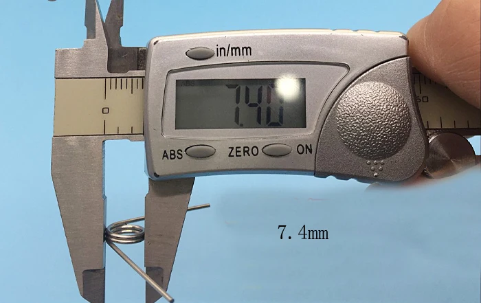 90 градусов пружина 0,8 мм провода Диаметр* 7,4 мм внешний Диаметр 304 Нержавеющая сталь крутильных весна