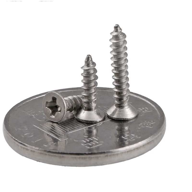 M3*6/8/10/12 45 304 Stainless Steel Countersunk Head Self Tapping