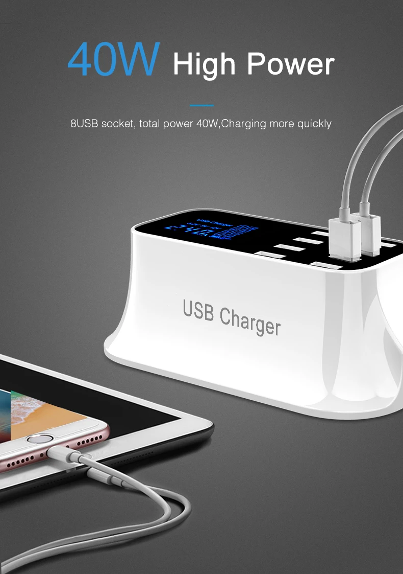 Quick Charge USB Charger iPhone Xiaomi Samsung OPPO usb adapter  (7)