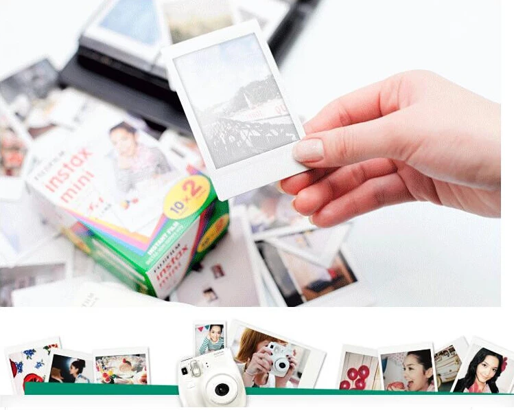 100 листов Fujifilm Instax Mini 9 8 фильм фотобумага с белой рамкой для Fuji Mini 8 7 s 70 90 25 55 поделиться SP-1 SP-2 Фотоаппарат моментальной печати