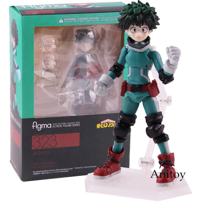 

Action Figure My Hero Academia Izuku Midoriya Figma 323 MAX FACTORY X MASAKI APSY PVC Collectible Model Toy