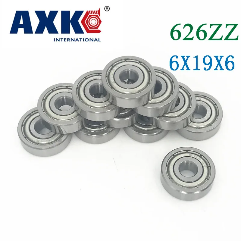 Axk 626zz подшипник Φ 10 шт 6x19x6 мм миниатюрные 626z шарикоподшипники 626 Zz Emq Z3v3 качество |