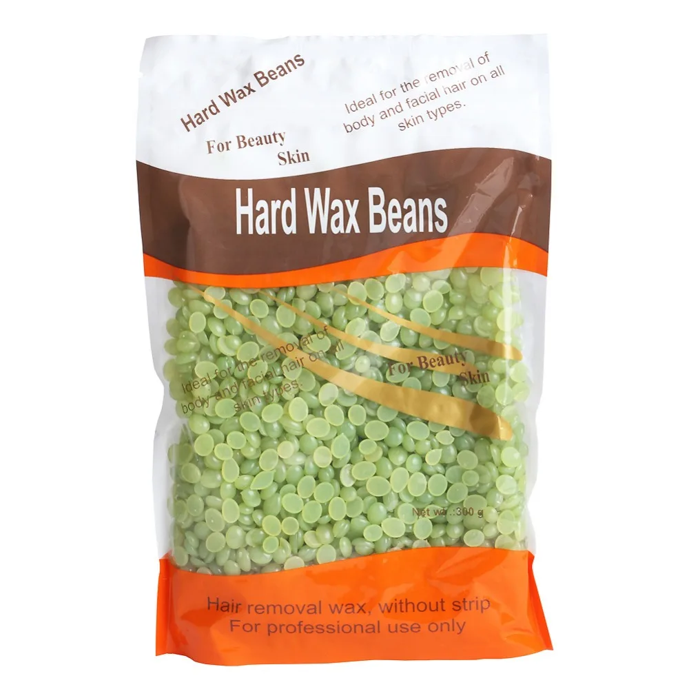Green Tea Flavor Rose Taste Depilatory Wax Hot Film Hard Wax Beans
