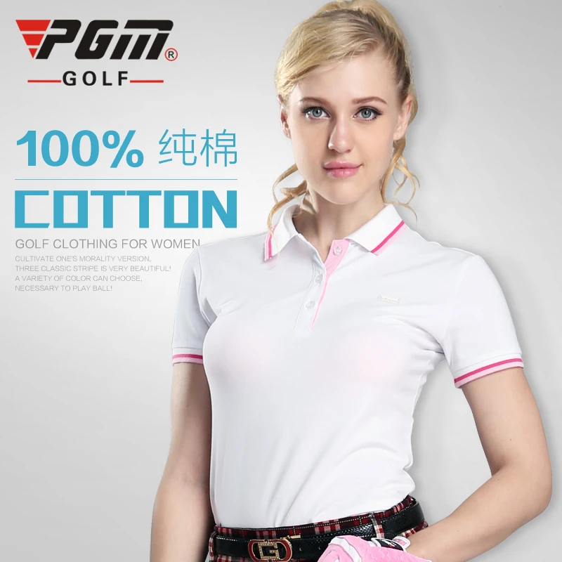 2015 women's golf clothes golf T shirt short sleeve polo shirt new