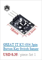 Большой это микрофон голосовой Звук сенсор модуль для Arduino аналоговый цифровой выход сенсор s KY-038 KY 038