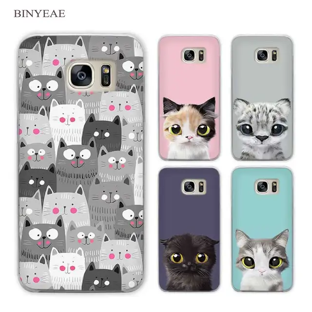Special Price BINYEAE Kawaii Cute Cat Clear Phone Case Cover for Samsung Galaxy S3 S4 S5 Mini S6 S7 S8 Edge Plus Special Price BINYEAE Kawaii Cute Cat Clear Phone Case Cover for Samsung Galaxy S3 S4 S5 Mini S6 S7 S8 Edge Plus