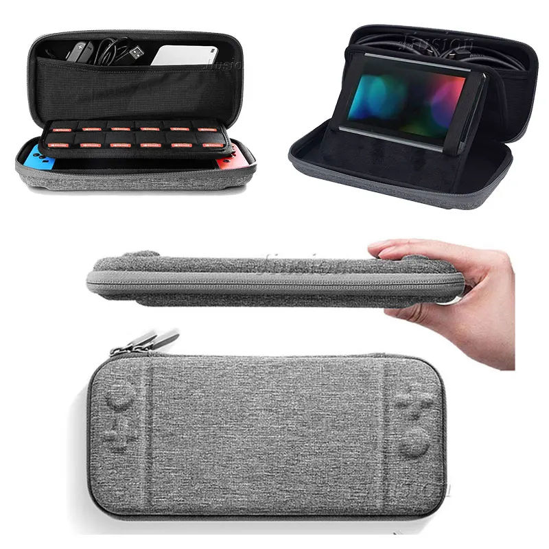 

Fit Console Bump Design EVA Hard Shell Case For Nintend Switch Inner Bracket Function Carrying Bag for Switch NS Accessories
