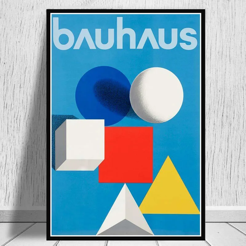 Bauhaus Ausstellung 1923 Weimer выставочный художественный постер Картина Настенная картина домашний декор плакаты и принты - Цвет: 0008