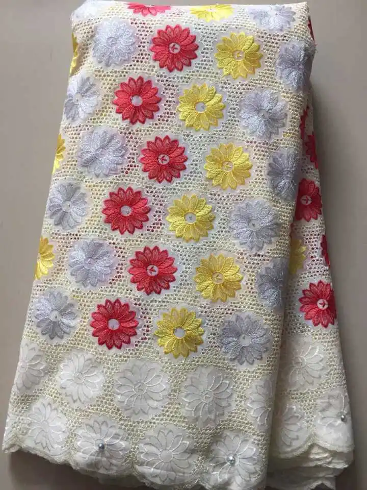 

African Siss Voile Lace High Quality Women And Men Clothes Swiss Voile Laces Switzerland With Stones Lace Fabric