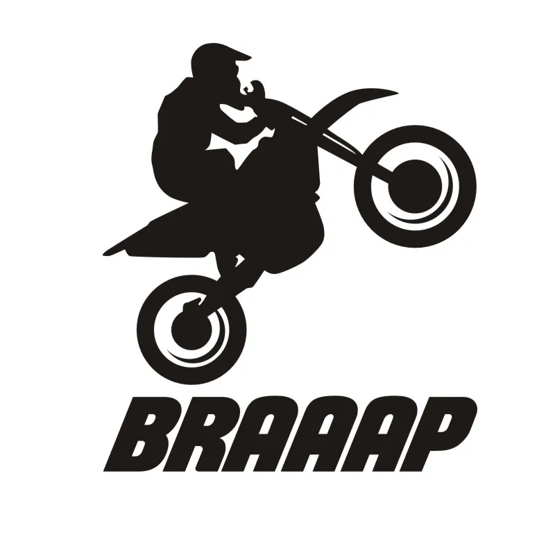 BRAAAP наклейка для мотокросса виниловые наклейки на стену Декор лыжах|Наклейки