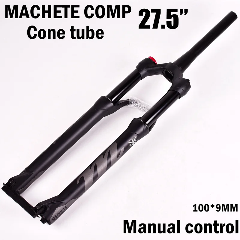 Велосипедная вилка Manitou Machete Comp Marvel 27,5 29er, воздушные вилки для горного велосипеда MTB, масло для подвески и газовая вилка SR SUNTOUR - Цвет: 27.5 Manual Cone 19