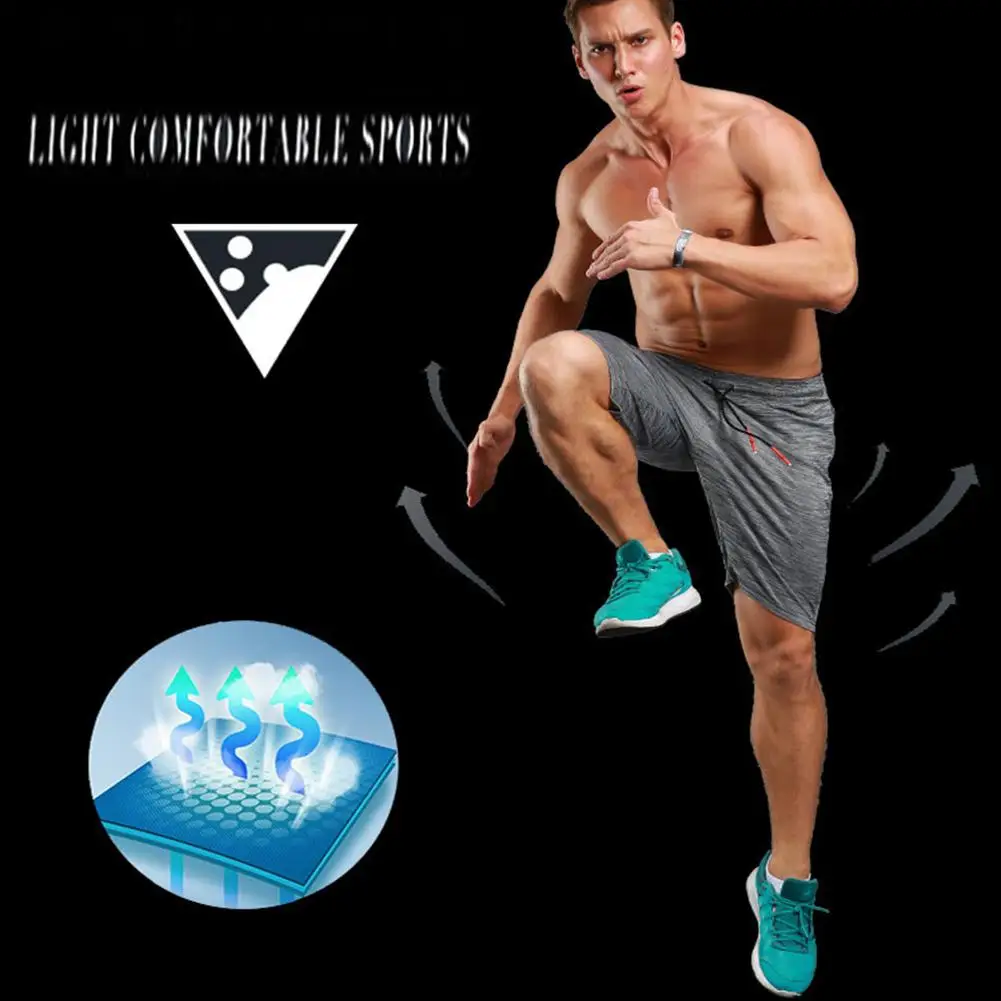 Yfashion New Mens Sports Shorts Casual Quick Drying Solid Color Man Loose Capri Tranning Shorts for Running Exercises Yfashion New Mens Sports Shorts Casual Quick Drying Solid Color Man Loose Capri Tranning Shorts for Running Exercises