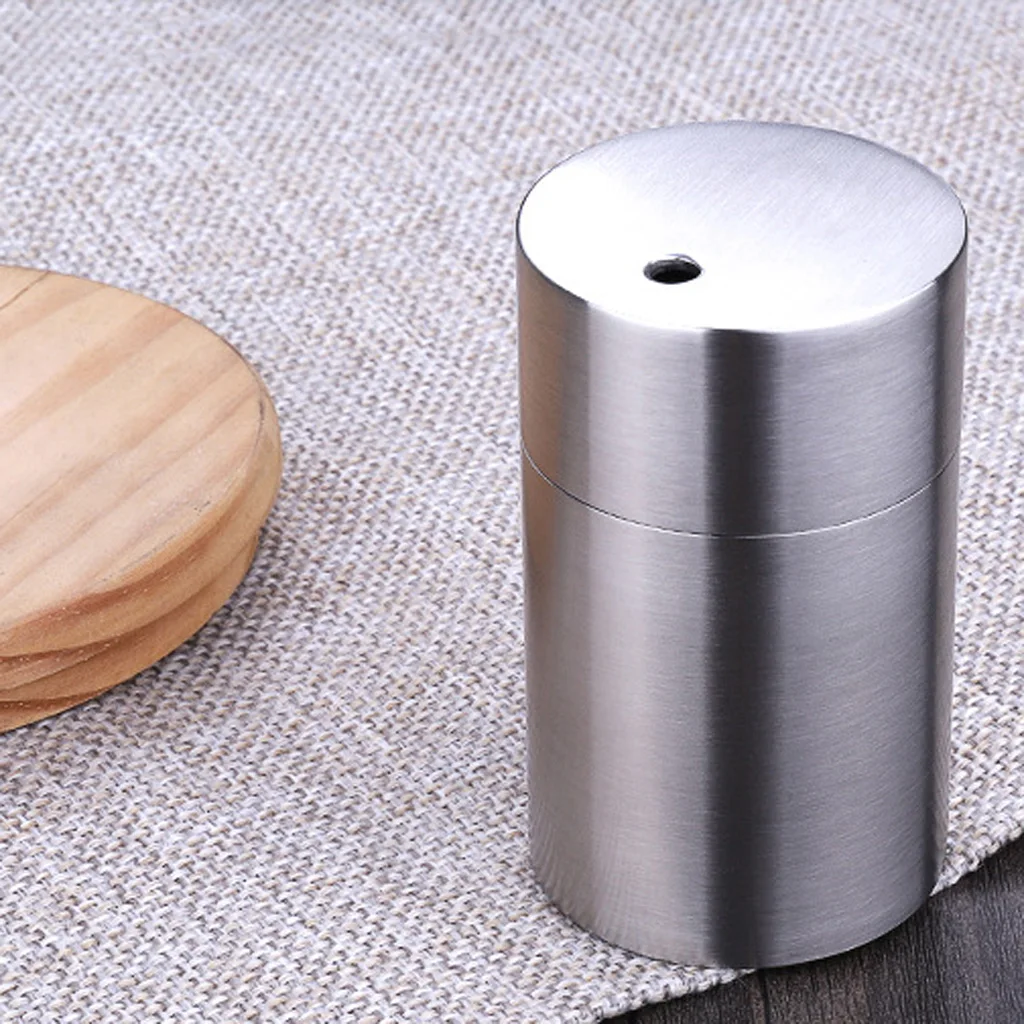 Small Toothpick Holder Dispenser Storage Organizer Stainless Steel Toothpick Holder for Kitchen Restaurant Tabletop -Silver
